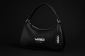 Damen Schultertasche – Black Edition