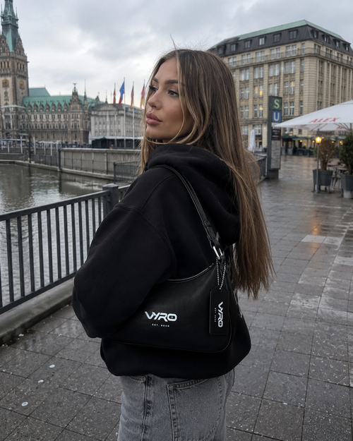 Damen Schultertasche – Black Edition