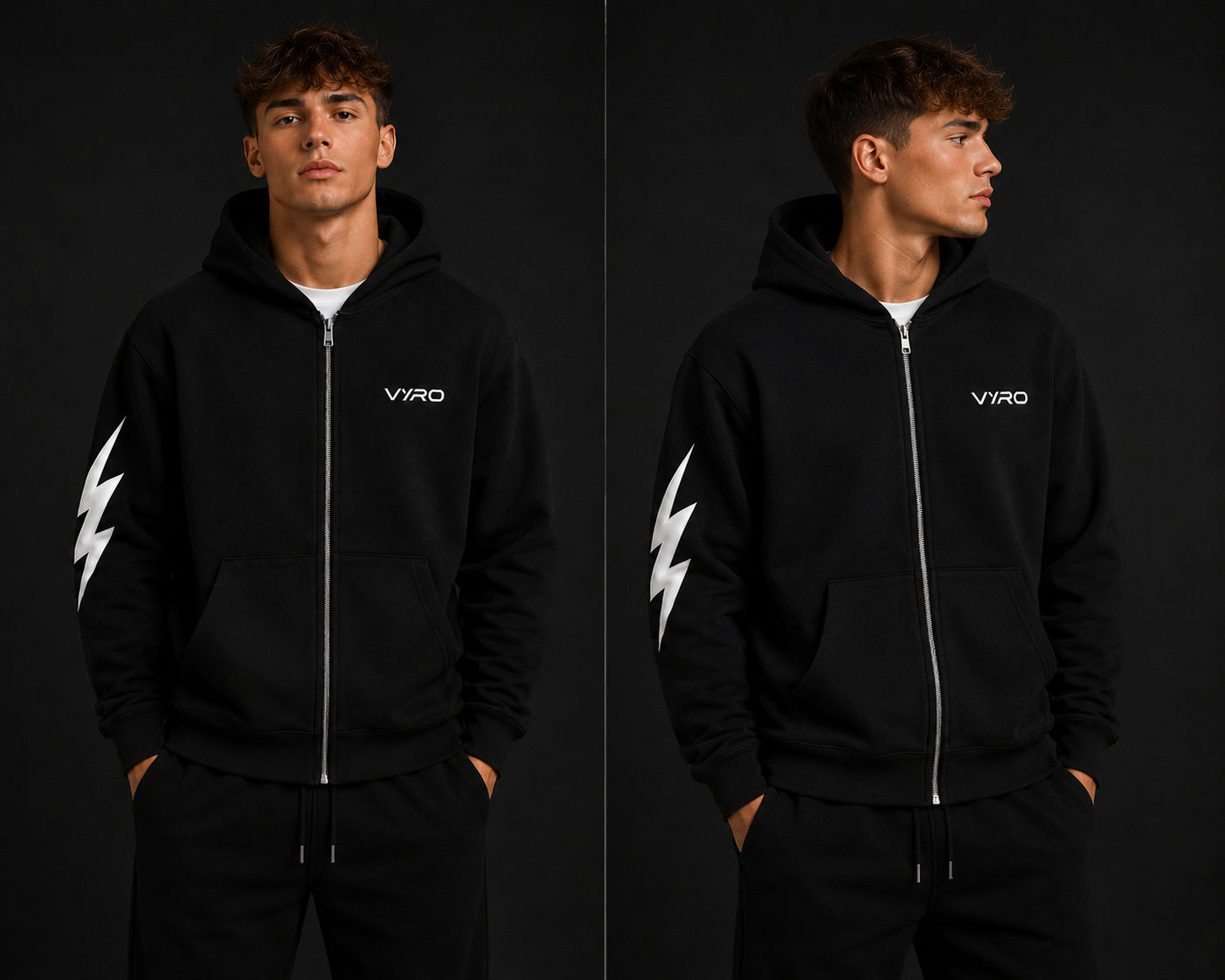 Lightning Zip Hoodie